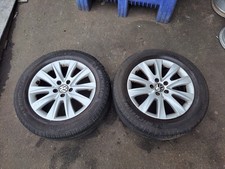 2x VW Tiguan Alufelgen mit Reifen 235/55R17 Dot 3816 ET43