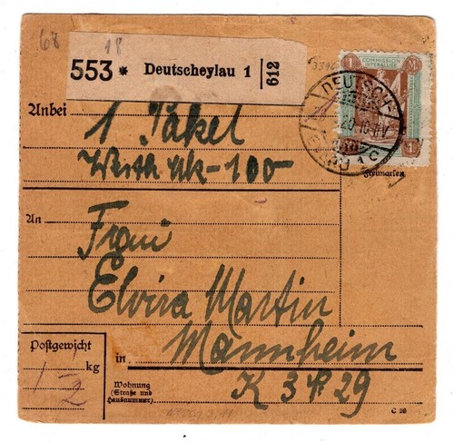 Marienwerder paketkarte - marienwerder,