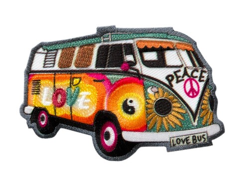 14479 hippie bus love - hippie, love,