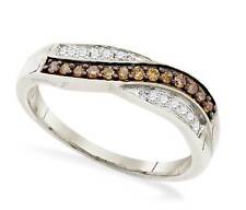 10K Weißgold Diamant Ring