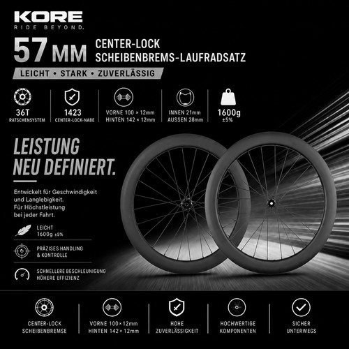 Kore 57mm carbon - 57mm, rennrad