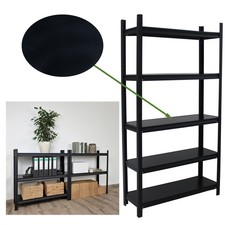 Wohnzimmerregal Steckregal Schwerlastregal 180x90x40cm 600 kg schwarz Stahl