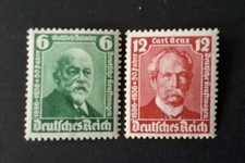 Briefmarken DR 1936 50 Jahre Kraftwagen Michel-Nr 604/605