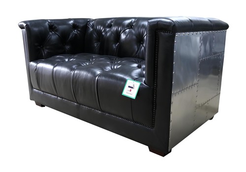 Echtleder sofa zweisitzer - echtleder,