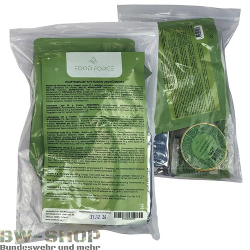 Food force epa - essensration, bw
