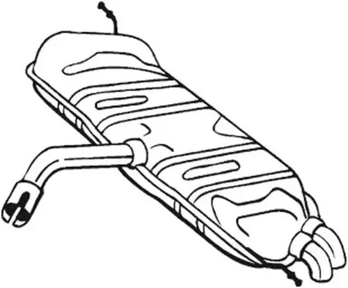 Endschalldämpfer 233 723 - endschalldämpfer, 233-723