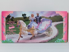 Barbie Dornröschen Pferd Kutsche Mit OVP & Anleitung Vintage Retro Mattel 24540