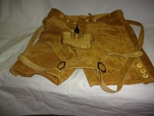 Vintage Lederhose mit Träger