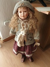 Sammler puppe porzellan 80cm - porzellan,
