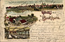 Litho Bockhorn in Oldenburg Friesland, Gasthof, Innenansicht,... - 4387337