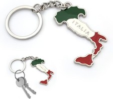 Schlüsselanhänger Italien Nationalmannschaft Italienische Trikolore Souvenir Schlüsselanhänger Auto Motorrad