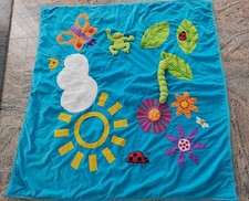 Ikea Leka Kinder Baby Spieldecke Matte 3D 120x120 cm Bunt Neuwertig 