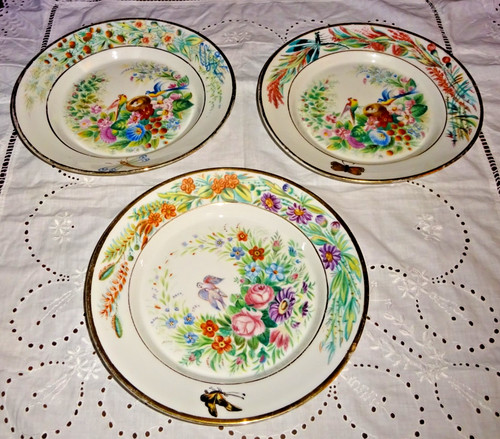 Biedermeier kpm teller - 3,