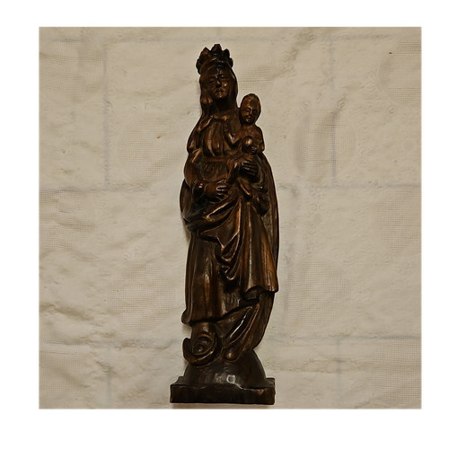 Madonna mit kind holzfigur - mit,