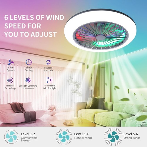 Led deckenventilator - led,