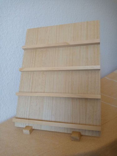 Ständer ohrringkarten holz - ständer,