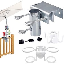 Sonnenschirmhalter Metall Tischklammer Geländer Balkon