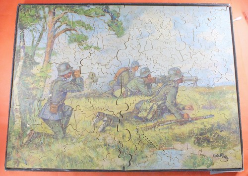 Großes altes holz puzzle - altes,