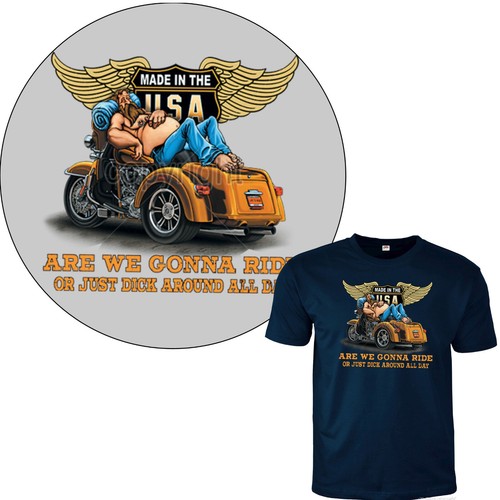 Shirt trike motorrad - trike,