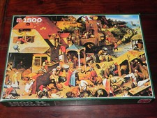 Puzzle - Jumbo - Pieter Bruegel / Niederländische Sprichwörter - 1500 Teile