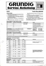 Service Manual-Anleitung für Grundig Yacht Boy 300/400 