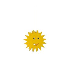 Kinderzimmerlampe Holzpendel