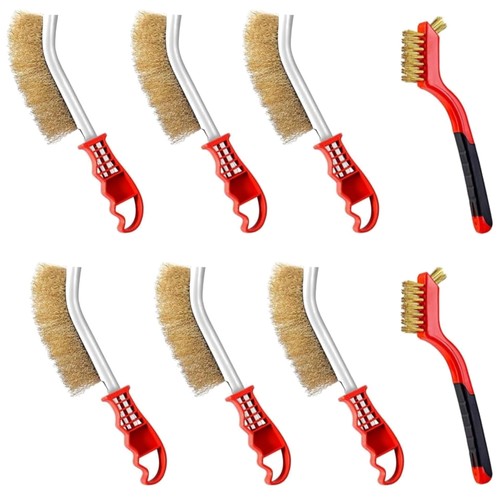 Grillbürste messing stück - messing, 8