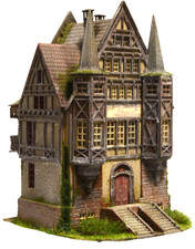 Diorama 1:87/H0 Fachwerkhaus