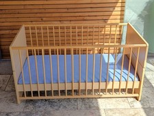 🤙Kinderbett Gitterbett Juniorbett, mit Matratze und zusätzl. Ausstattung