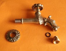 Nostalgie Hof.- Gartenhahn Wasserhahn Drachen messing bronce Drehgriff # 9373082