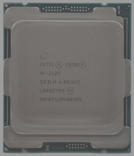 Intel xeon 2125 - 4, 4,00
