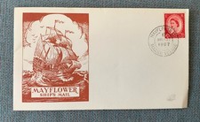 UK Great Britain 1957 - unused cover Mayflower Ship's Mail