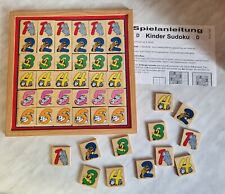 Kinder-Sudoku**Lernspiel Zahlen aus Holz**inkl. Spielanleitung**wie NEU