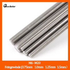 250mm Länge Feingewinde