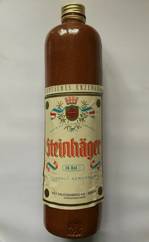 Alte steingutflasche - alte,