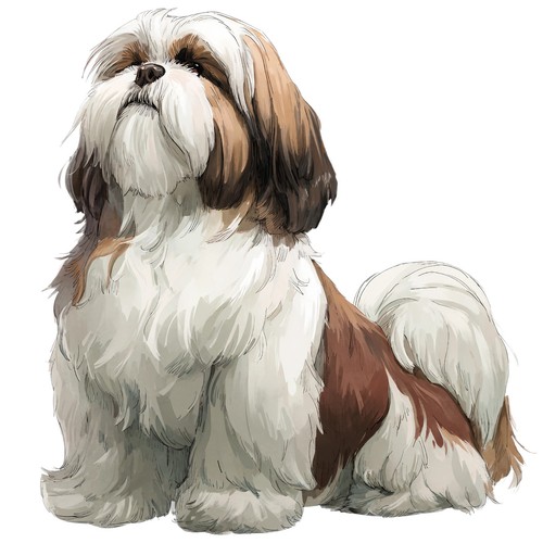 Sticker shih tzu - shih,