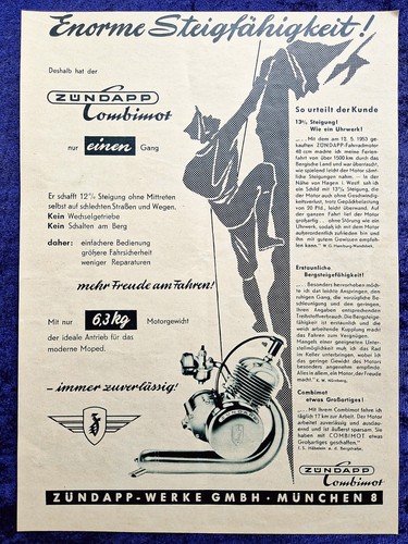 Zündapp combimot originale - zündapp, combimot,