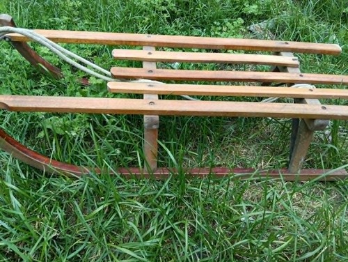 Ddr holzschlitten - ddr,