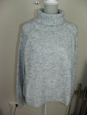 •●♥ JEAN PASCALE - Strickpulli Sweatshirt Pullover - Gr. XL - grau ♥●•"44