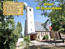Erfurt OT Gispersleben Kath.Kirche St.Antonius Thüringen 1166