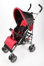 point-kids Buggy Kinderwagen Sportwagen schwarz/rot