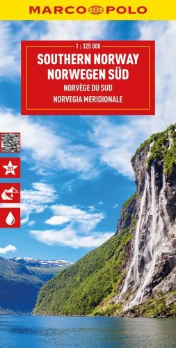 Marco polo reisekarte norwegen - reisekarte,