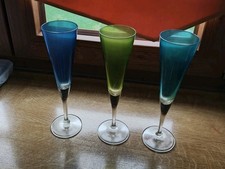 Sektgläser Sektglas Blau Grün Türkis 