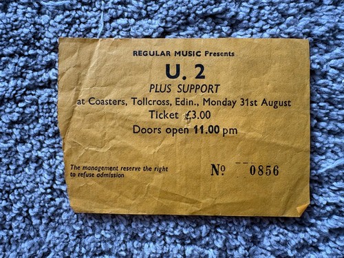 Ticket for early - u2,