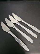 4 Stück DDR Kinderbesteck Messer ABS Rostfrei 