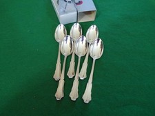 Wilkens Dresdner Barock Kaffeelöffel für 6 Personen in Echtsilber 800er TOP!