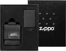 Zippo Black Crackle Set mit