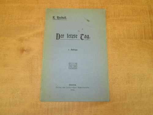 Der letzte tag - tag, rudolf