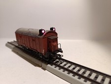 Märklin 320 , ged. Güterwagen mit Brhs + Schlußlicht , Pilzschleif.OVP , Spur H0