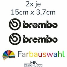 Aufkleber passend für Brembo Bremssattel Auto Motorrad Sponsoren Sticker 2x 15cm